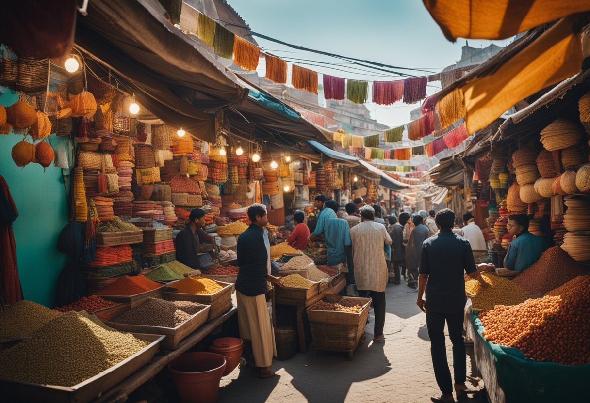 The Traditional Markets of Istanbul: Exploring Historic Bazaars and Hidden Gems - Busy streets lined with colorful stalls, overflowing with spices, textiles, and trinkets. Vendors haggle with eager customers, creating a vibrant and lively atmosphere