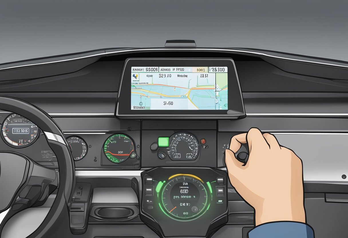 A motorcycle with an error code P0706 displayed on its dashboard, indicating an issue with the transmission range sensor circuit