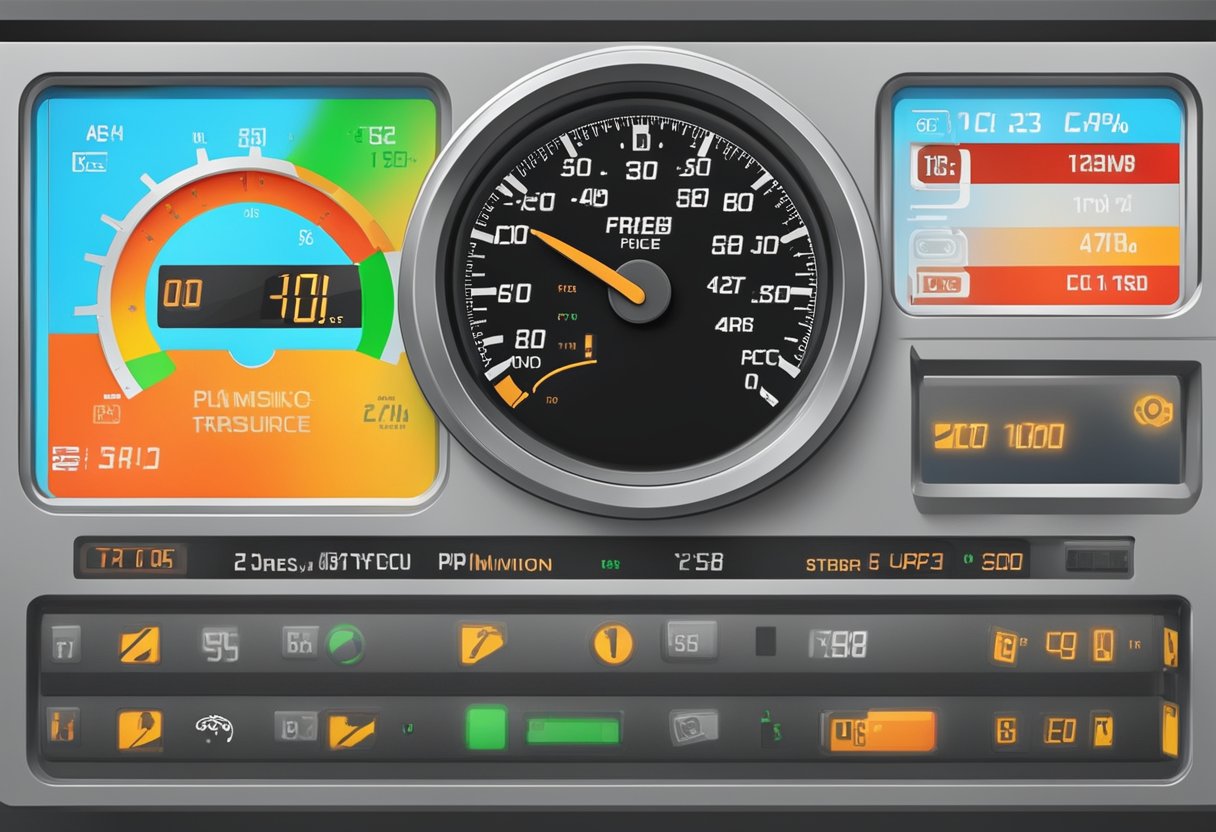 The motorcycle dashboard displays error code P0868.

The transmission fluid pressure is low