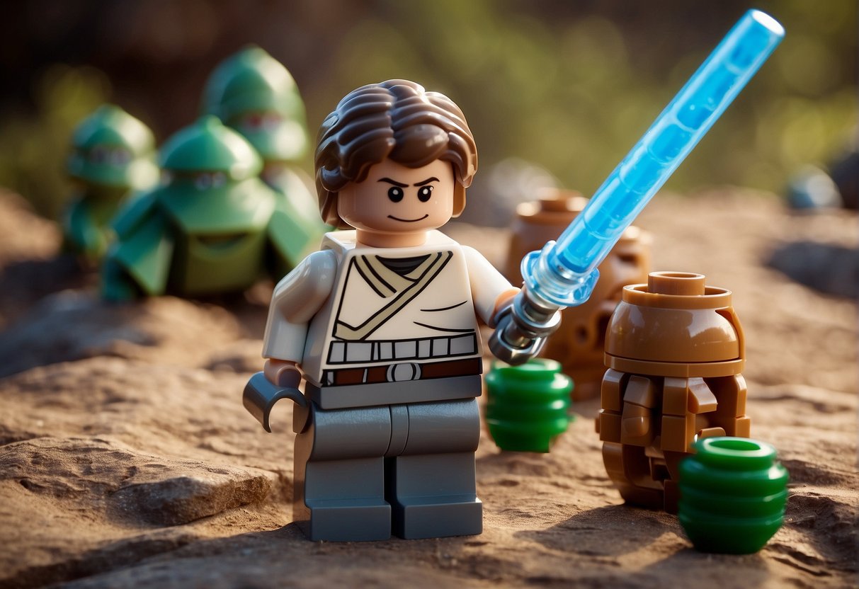 Lego Star Wars: The Skywalker Saga multiplayer is available. Illustrate players engaging in co-op battles using their favorite characters