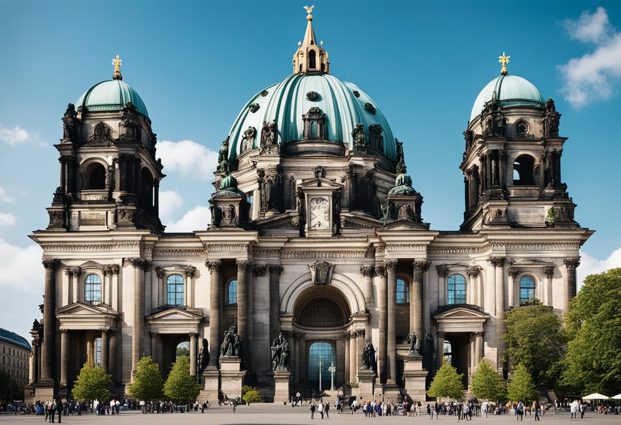 Berlin Cathedral stands proudly in Lustgarten, Berlin, Germany