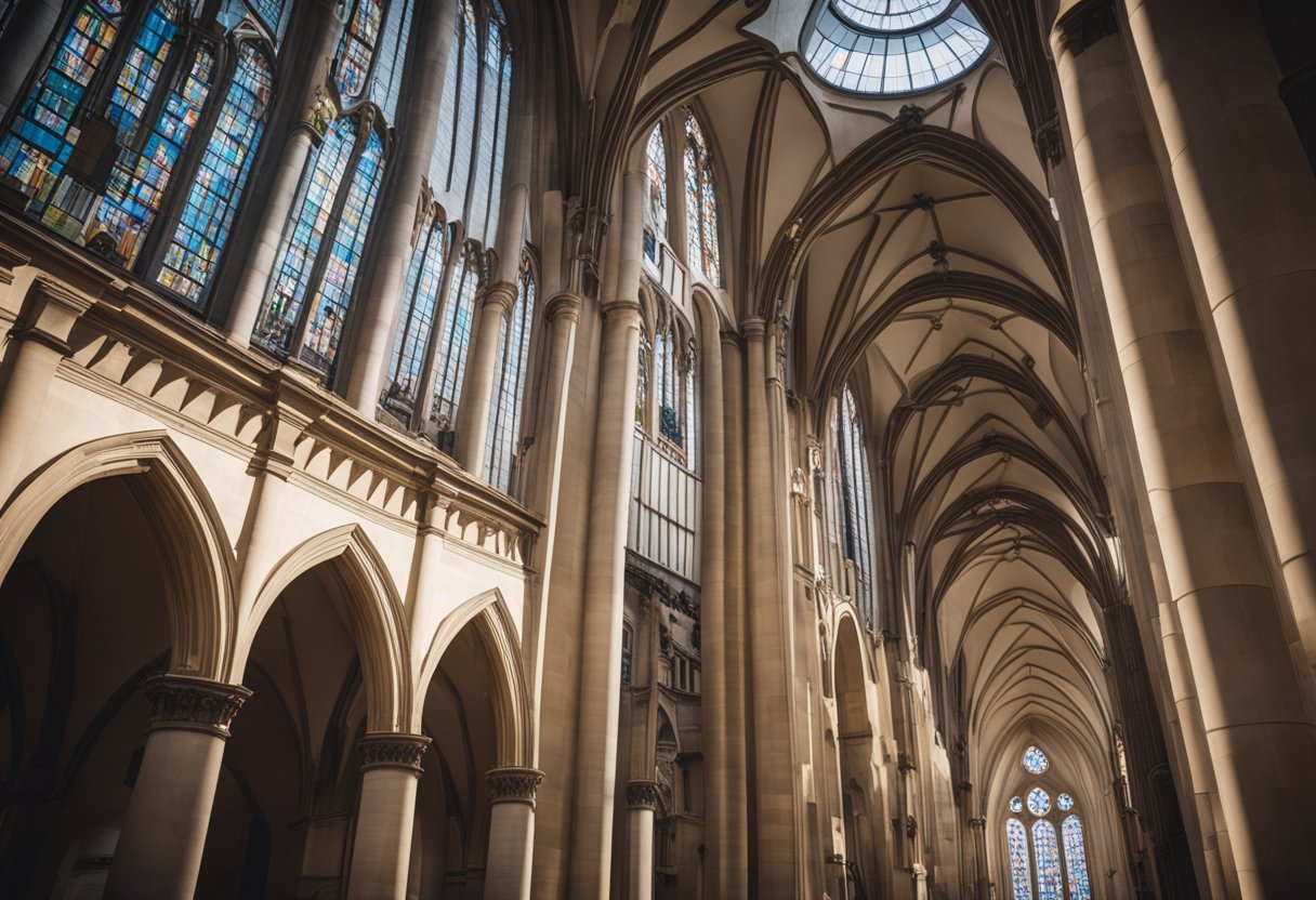 Mehrere bedeutende protestantische Kirchen stehen in Berlin, Deutschland, und zeigen ihre einzigartige Architektur und historische Bedeutung