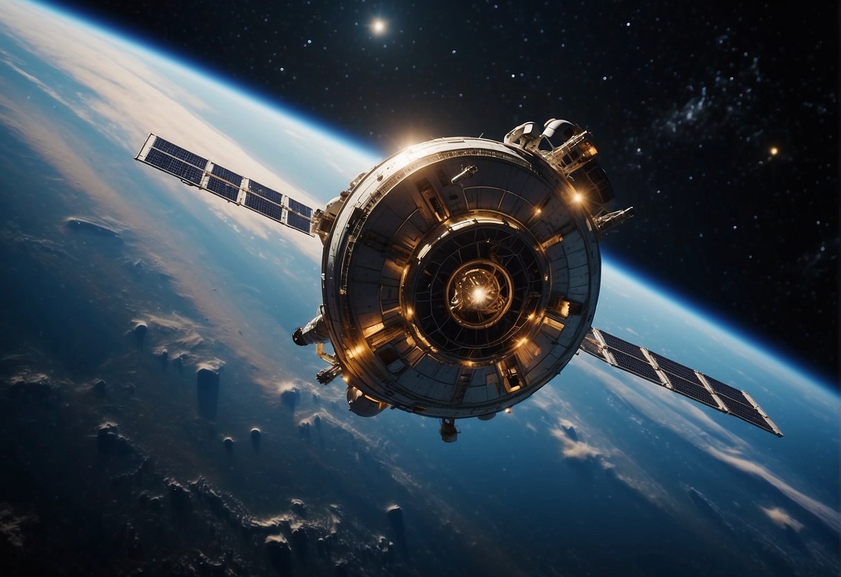 A cluttered space orbit with debris poses a challenge for future missions. The commercialization of space and private enterprises contribute to the dark skies ahead