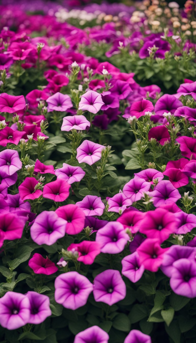Get inspired by the kaleidoscope of petunia colors. Pin the shades that speak to you and create a garden bursting with beauty and charm.