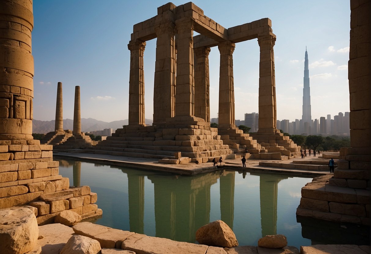 The towering monuments of Earth stand as timeless messengers, encapsulating humanity's legacy in the space age. From the ancient pyramids to modern skyscrapers, these structures symbolize our enduring impact on the world