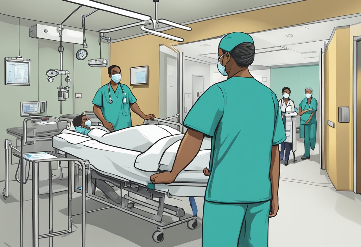 Healthcare professionals overseeing involuntary compulsory hospitalization