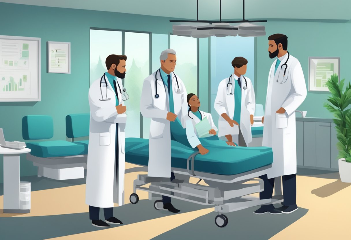 Lei de Internação Involuntária: Entenda o Processo e Direitos do Paciente 1 A medical team discussing treatment options for involuntary hospitalization under the new law