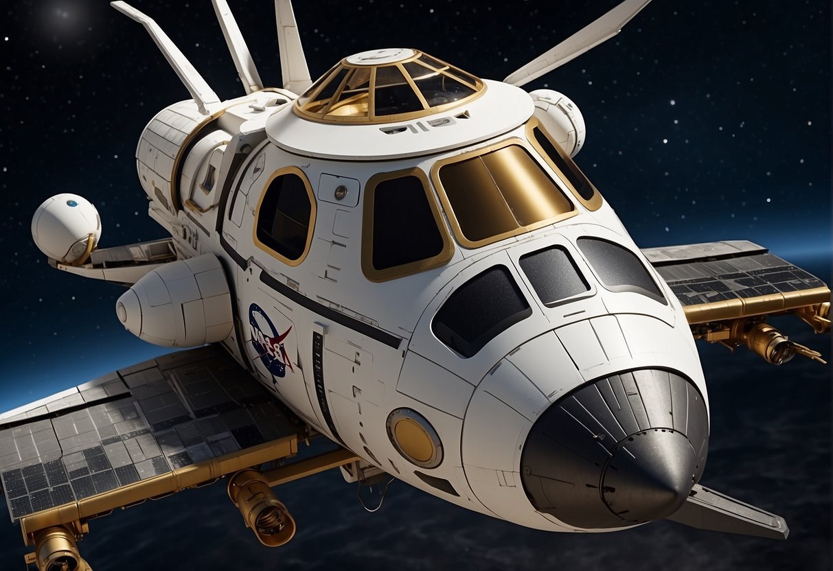 NASA's iconic spacecraft, including the Apollo lunar module and the Space Shuttle, are displayed in 3D puzzles and models