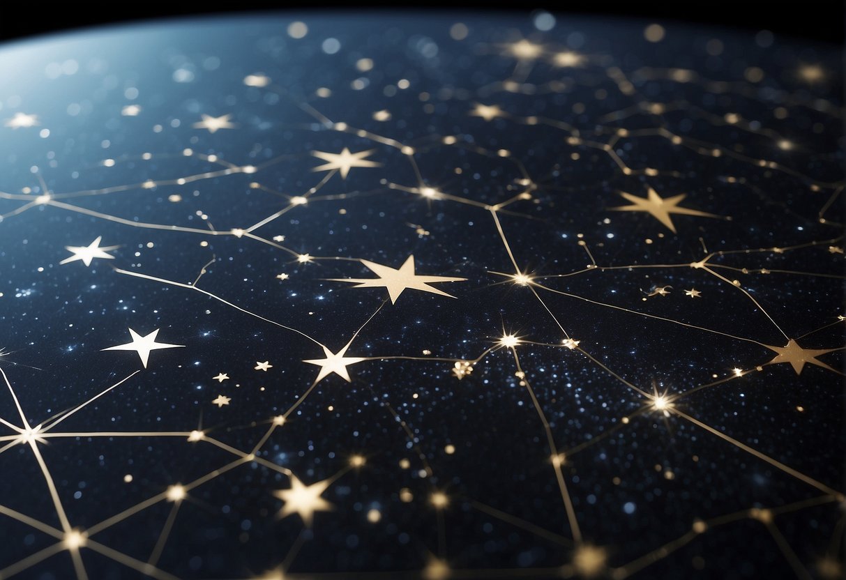 A high-quality star map being printed with customized details, showcasing personalized cosmic moments