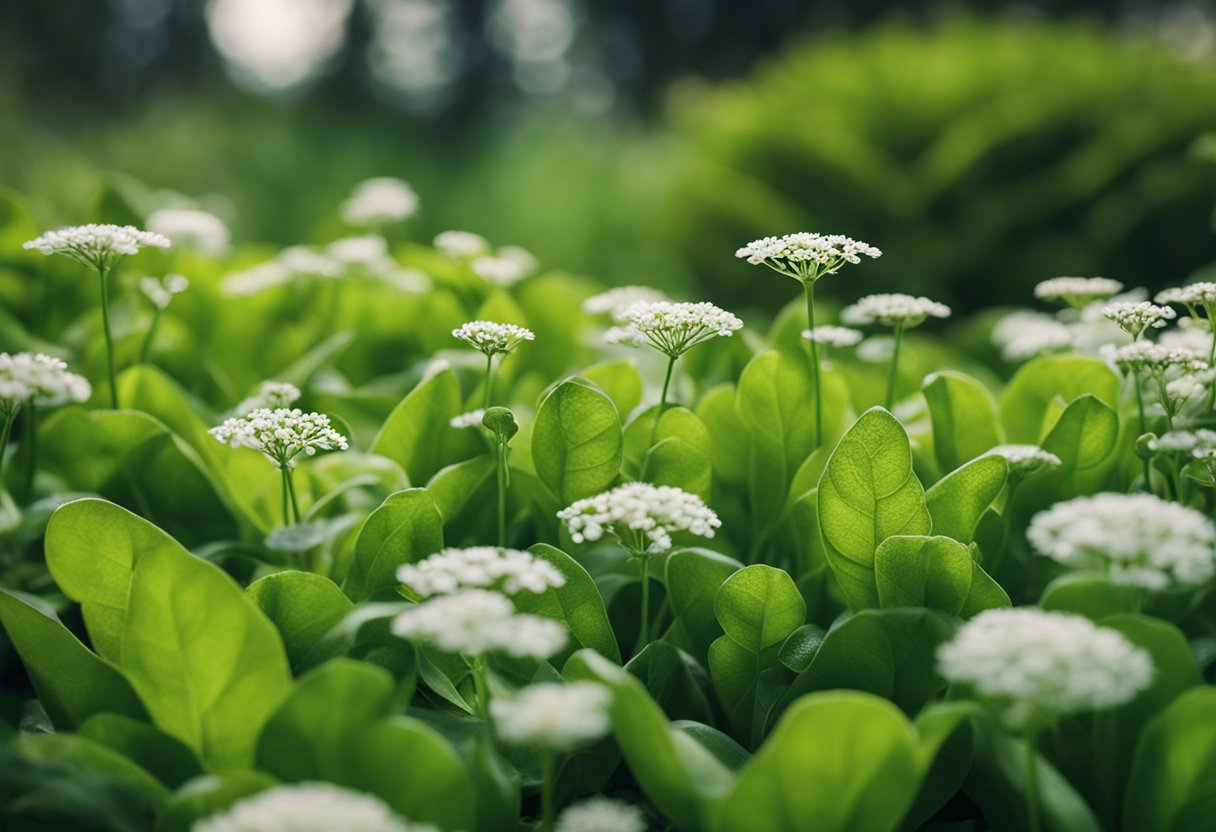 Plants provide food and shelter for animals, while also producing oxygen and absorbing carbon dioxide in the ecosystem