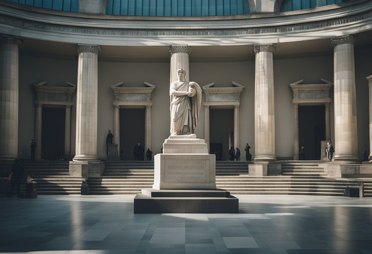 Das Pergamonmuseum in Berlin, Deutschland, zeigt antike Artefakte und Skulpturen aus der Stadt Pergamon