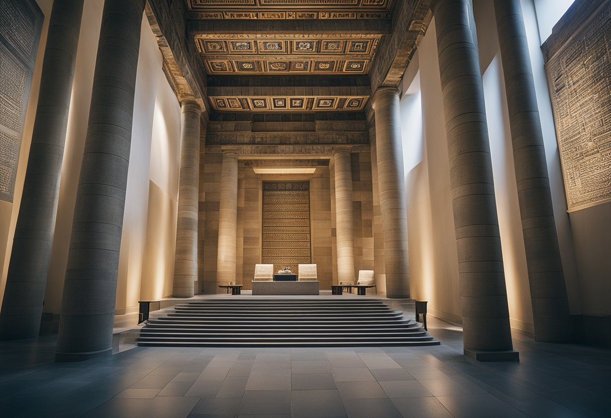 Das Pergamonmuseum in Berlin zeigt antike Artefakte und architektonische Rekonstruktionen, darunter den berühmten Pergamonaltar und das Ishtar-Tor aus Babylon