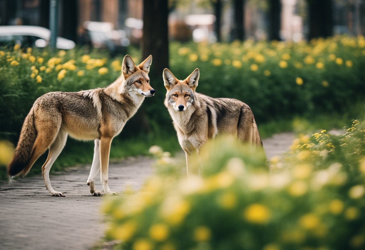 Kojoten streifen durch Berlins Stadtlandschaft und fügen sich in die vielfältige Tierwelt der Stadt ein. Forschung und Schutzbemühungen zielen darauf ab, diese schwer fassbaren Kreaturen zu verstehen und zu schützen