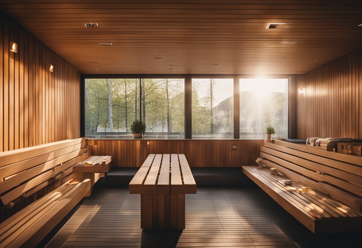 Die Sauna in Berlin, Deutschland, bietet verschiedene Annehmlichkeiten und Dienstleistungen, darunter Dampfbäder, Ruheräume und Massagebehandlungen