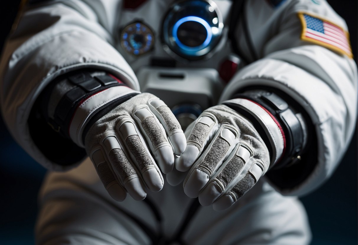 Astronaut gloves evolve, enhancing function and dexterity. FAQ scene