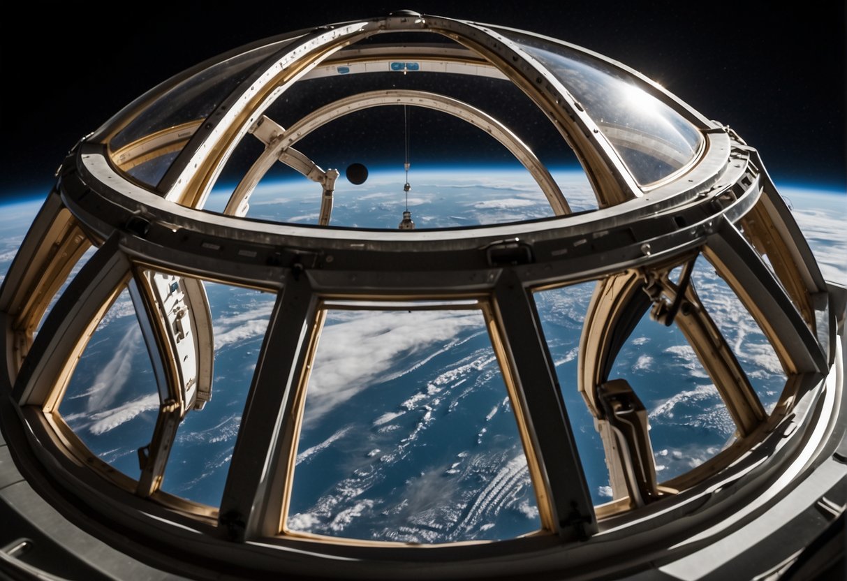 The ISS cupola features six trapezoidal windows, providing unobstructed views of Earth and space. The impact of the cupolas on the space station's design is significant