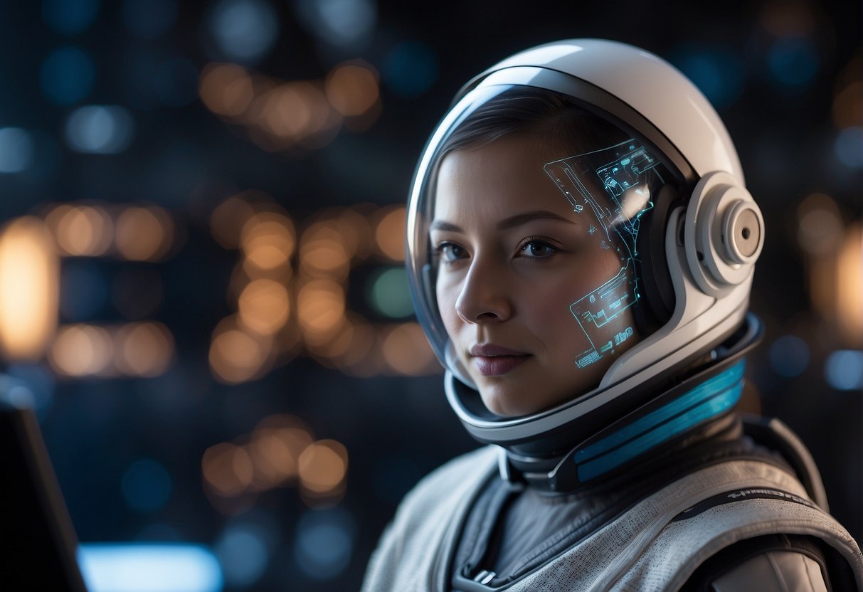 Tech companies' AI and machine learning tools for space exploration. No humans or body parts