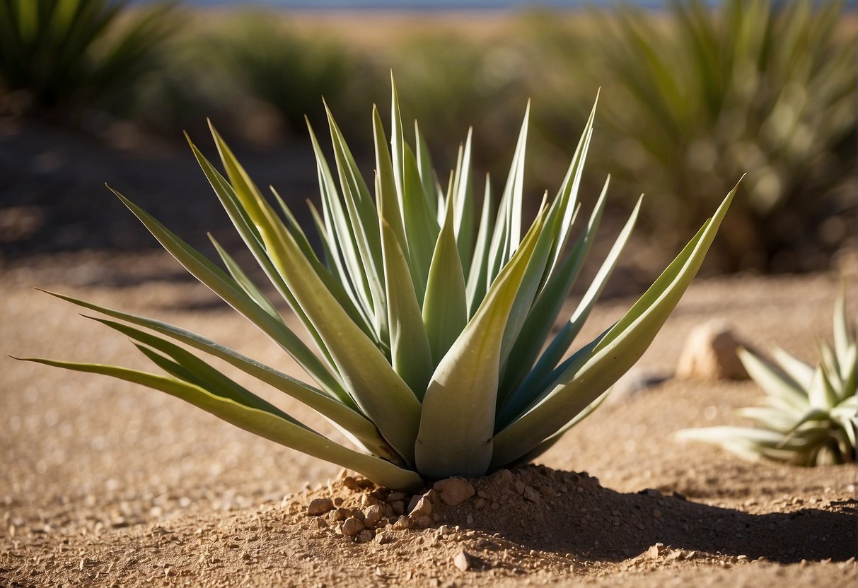 Yucca plants thrive in arid climates, with sandy soil and little rainfall. They can also be found in rocky, mountainous regions with well-drained soil