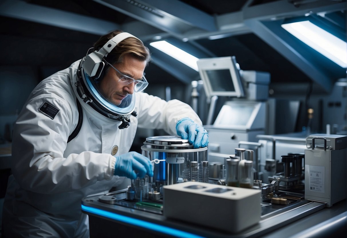 Suppliers store cryogenic materials in space, using advanced cooling technology to maintain low temperatures