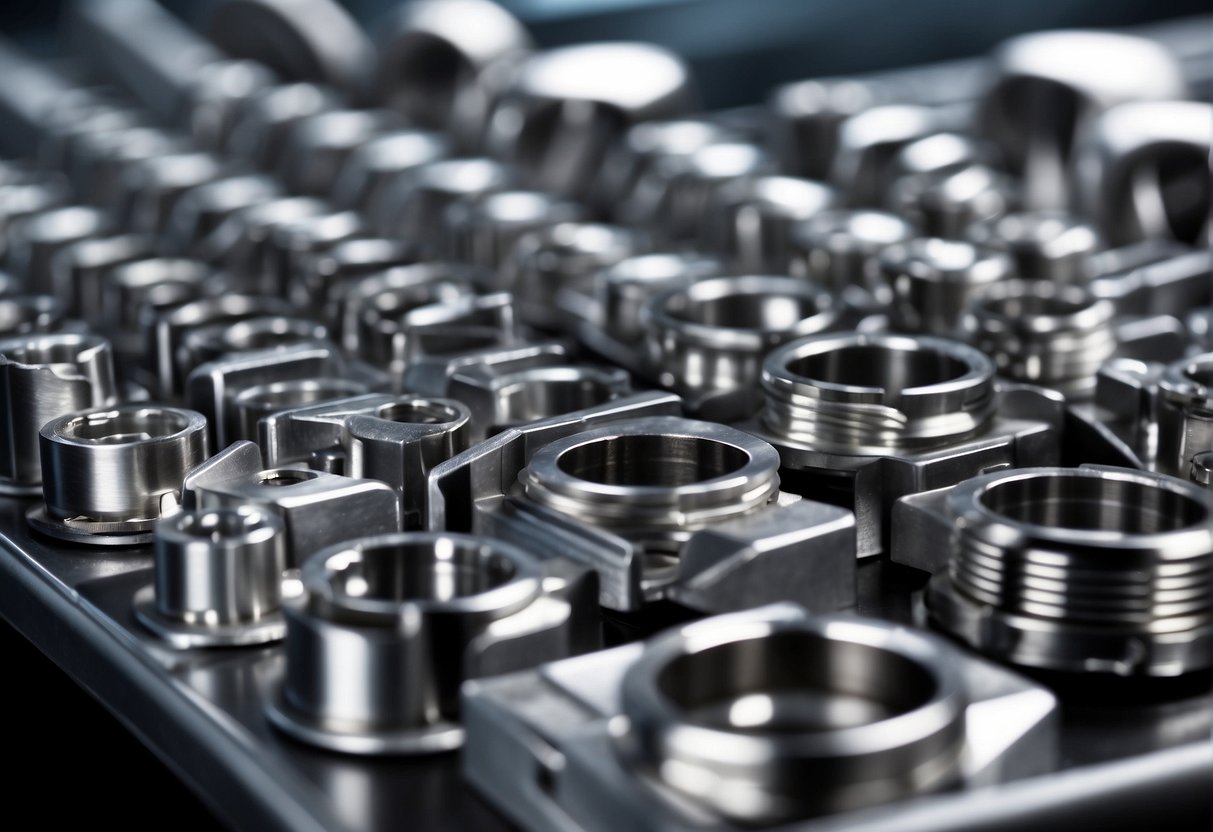 Machinery precision-crafts aerospace fasteners to meet strict quality standards. Components undergo rigorous testing