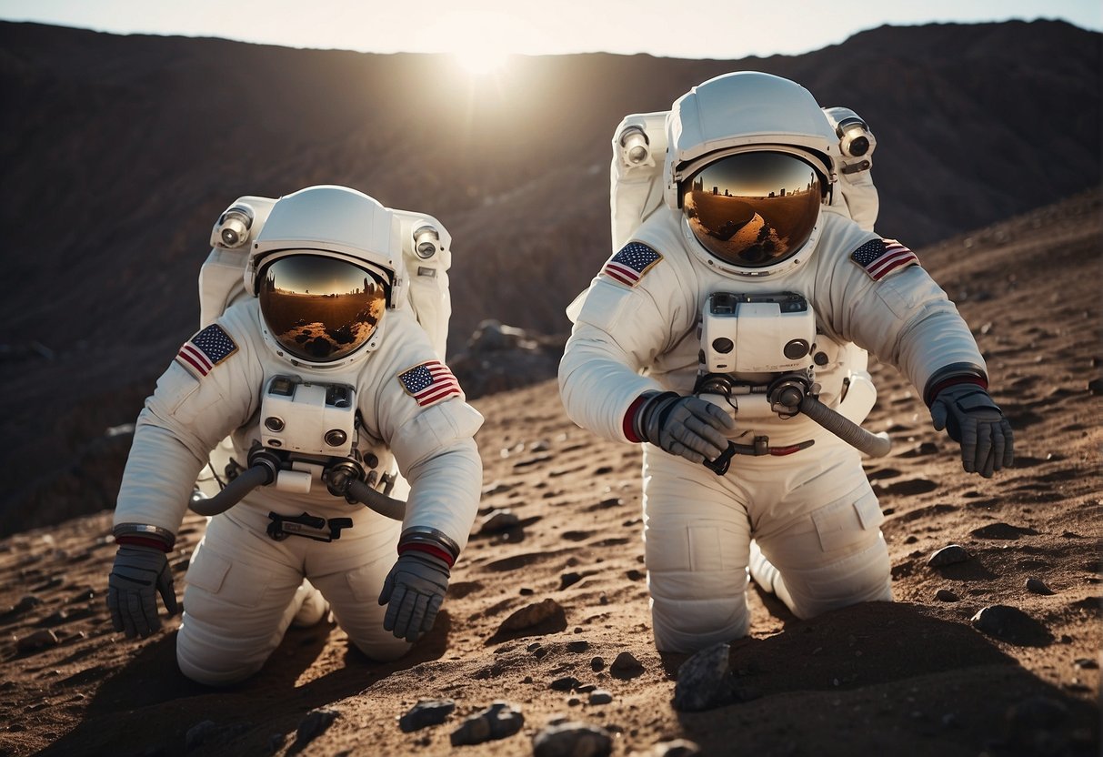 Astronauts use wearable tech to explore planetary surfaces. Companies enhance space missions with advanced technology