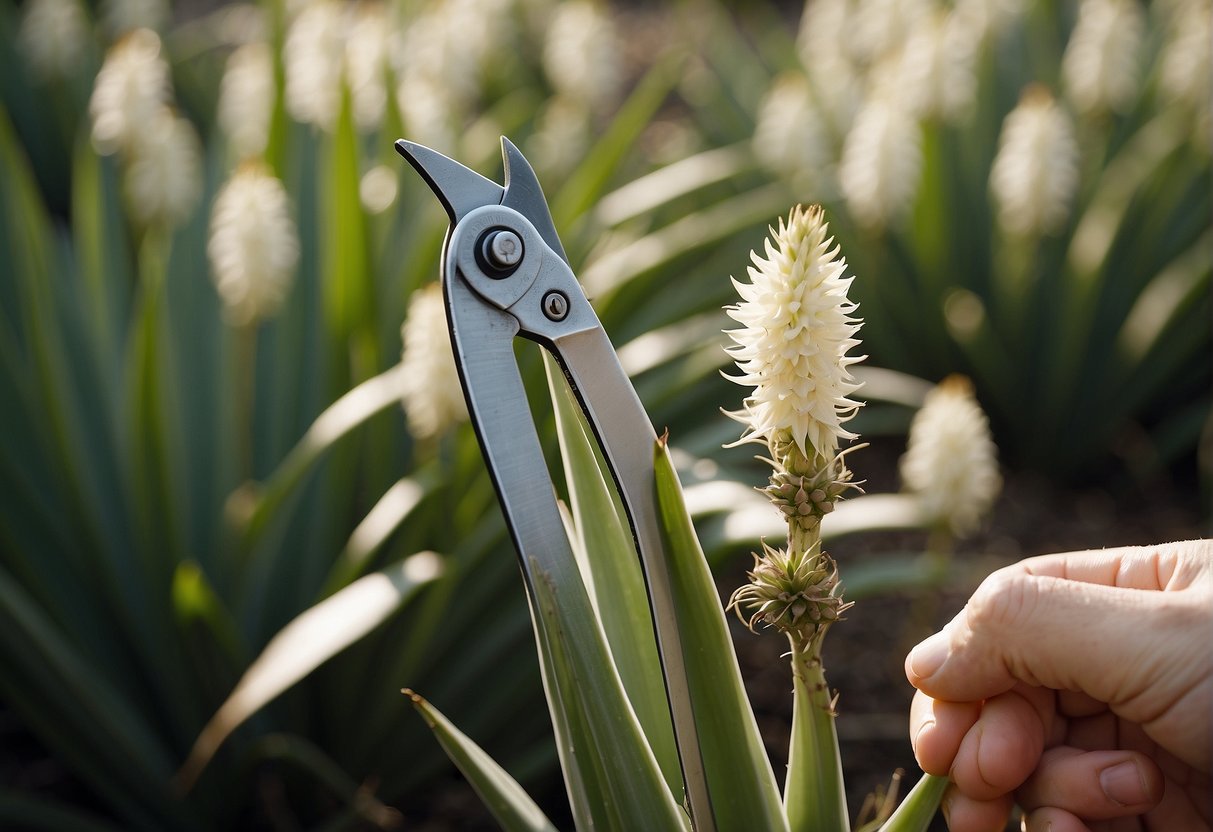 When to Cut the Flower Stalk on Yucca Plants