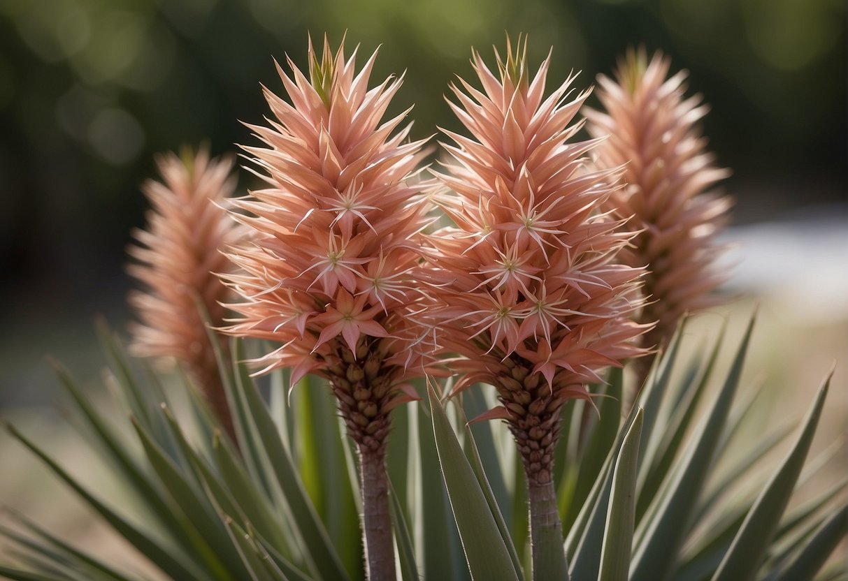 Red yucca plants grow rapidly, reaching up to 3 feet in height within a year. Regular watering and well-drained soil are essential for their maintenance
