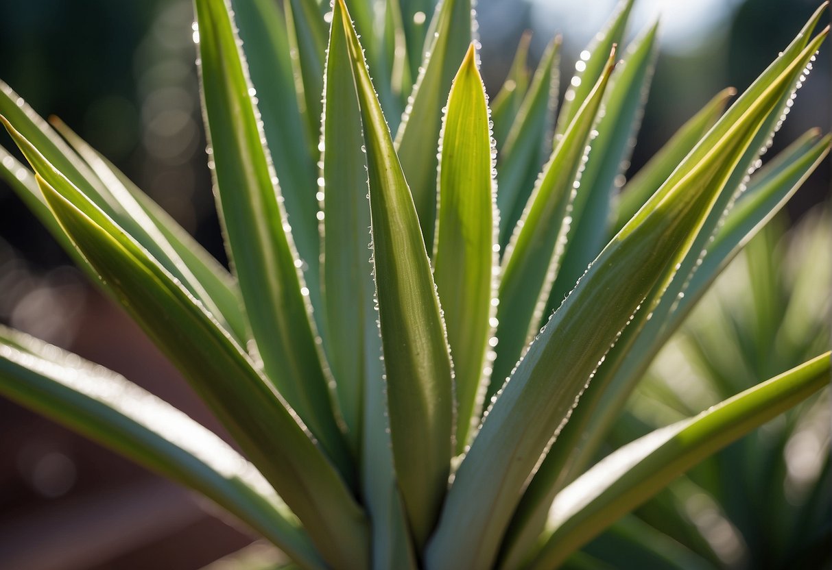 How to Remove Stain Overspray Speckles from Yucca Plants A Guide
