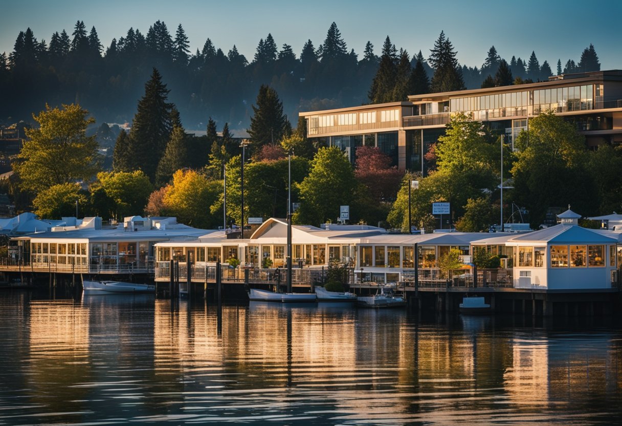 Kirkland, Washington is known for its vibrant cultural and recreational hub, with bustling art galleries, lively music venues, and scenic waterfront parks
