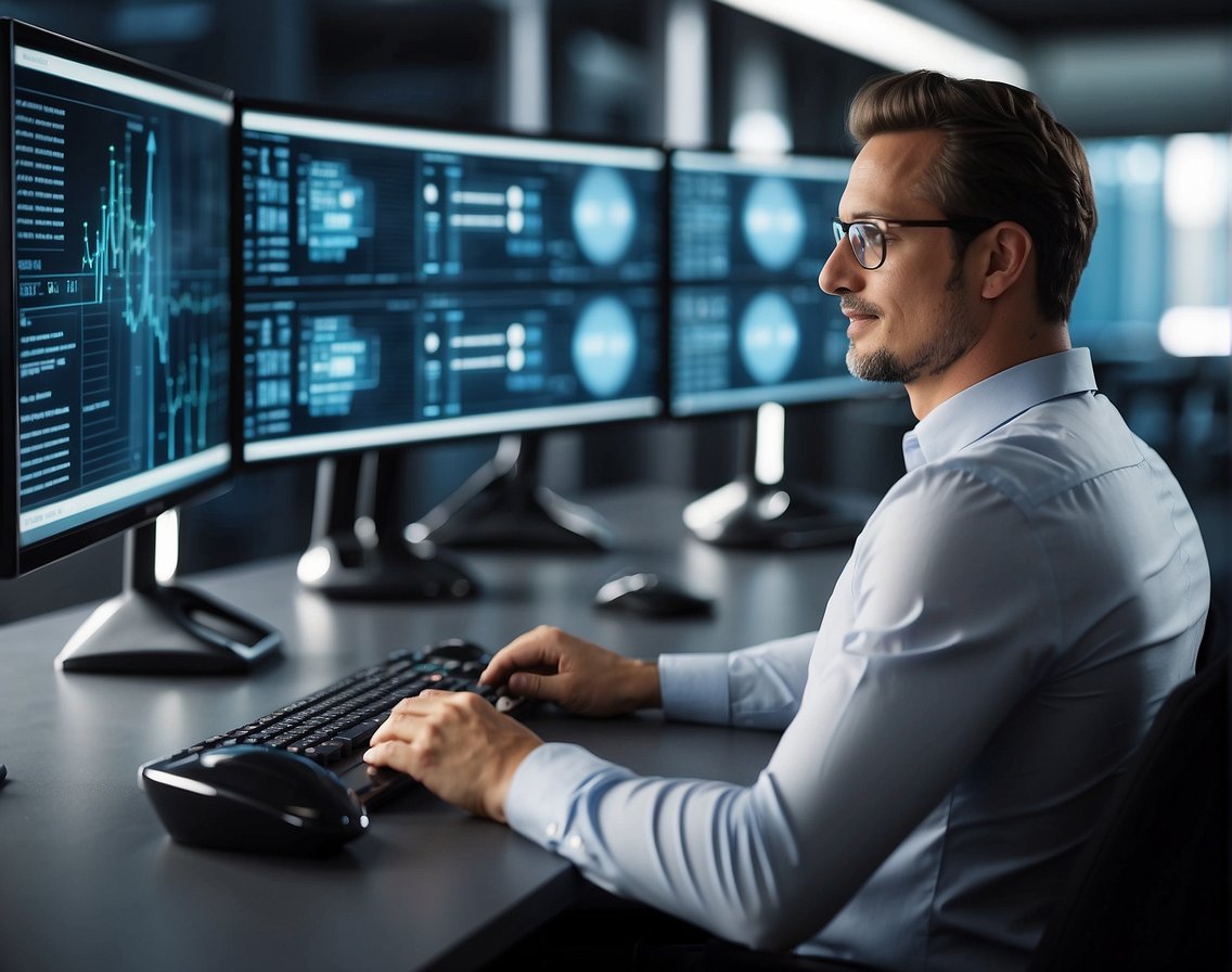 An AI system evaluates candidates' skills for IT recruitment, incorporating automation