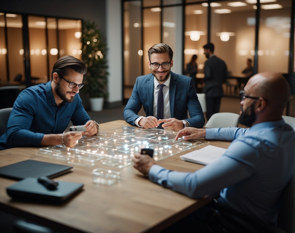 A team of IT recruiters collaborating to identify the right candidates