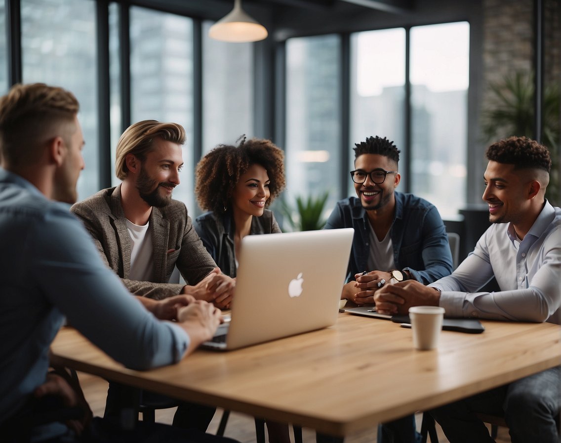 A group of people collaborating and working together to build and maintain effective IT recruitment team