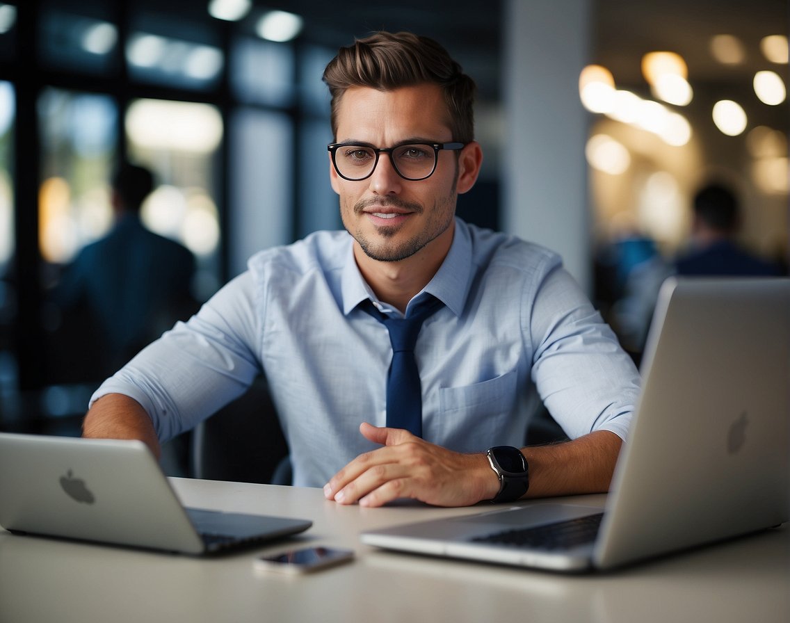 An IT recruiter navigating the competitive market, handling counteroffers in the process