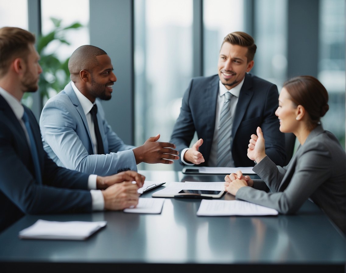 Negotiating and handling counteroffers in IT recruitment. No human subjects or body parts