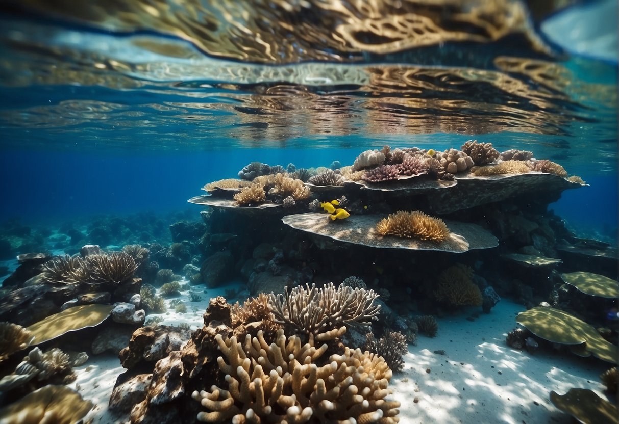 Crystal clear waters of the Maldives, with colorful coral reefs and tropical fish, make for the perfect sea swimming spot