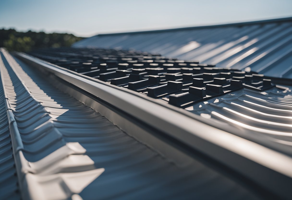 A roof with proper ventilation: air flowing through vents, heat escaping, moisture being removed, and a balanced airflow throughout the entire roofing system