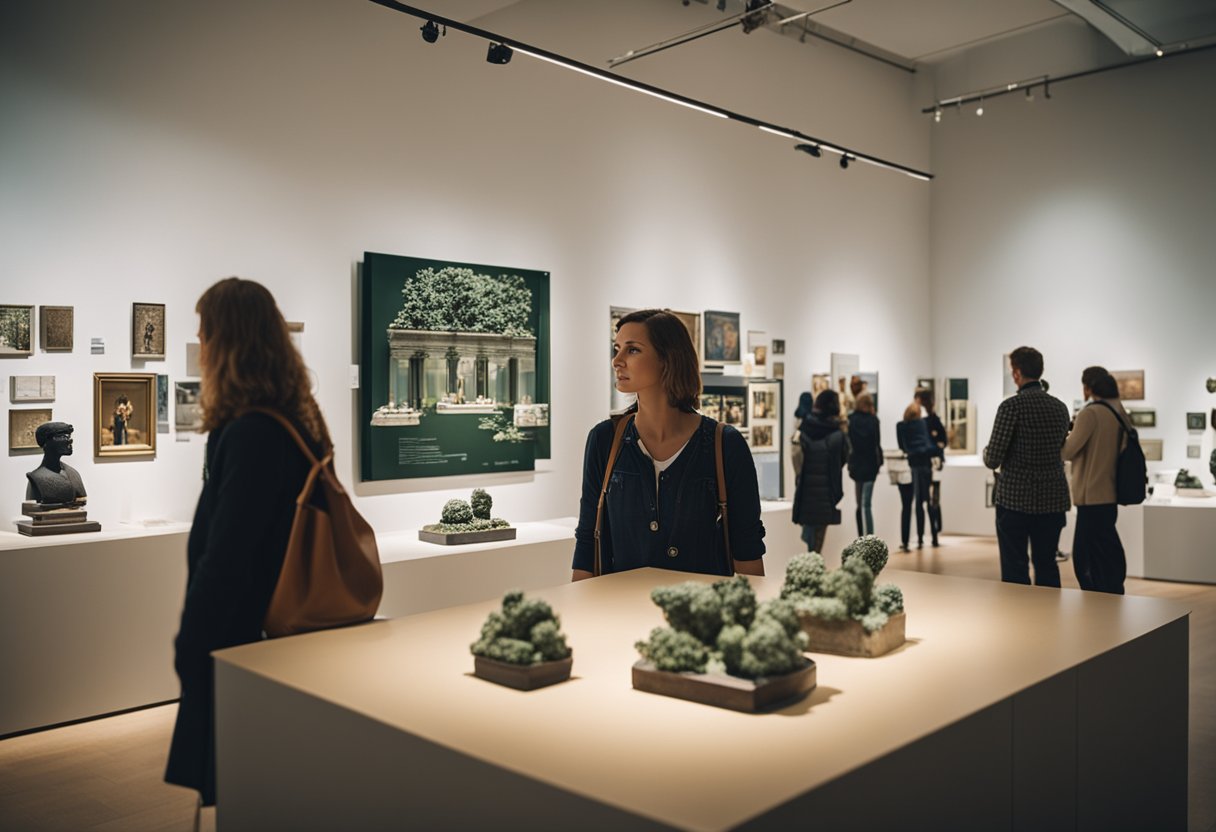 Besucherinnen und Besucher erkunden ein vielfältiges Angebot an Exponaten und Ausstellungen in den Berliner Museen und Kultureinrichtungen