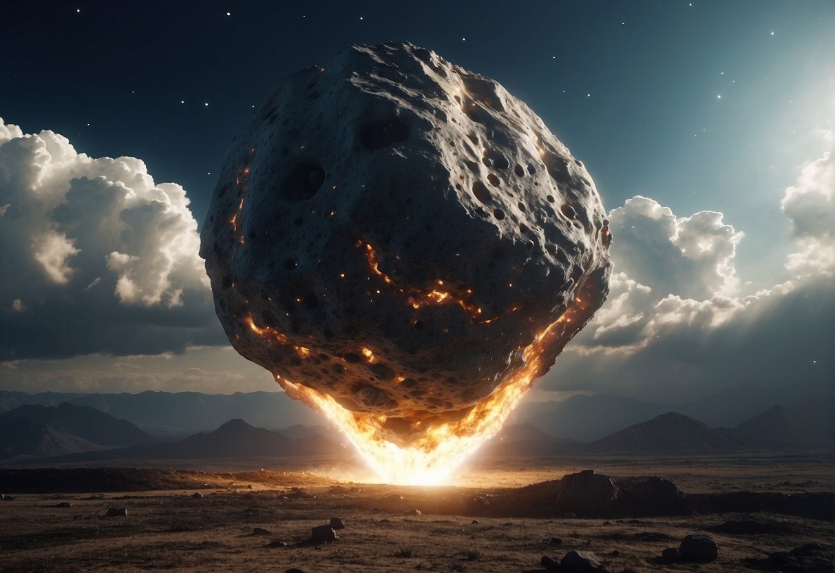 A massive asteroid hurtles towards Earth as scientists and government agencies work frantically to deploy a plan for deflection. The tension is palpable as the fate of humanity hangs in the balance