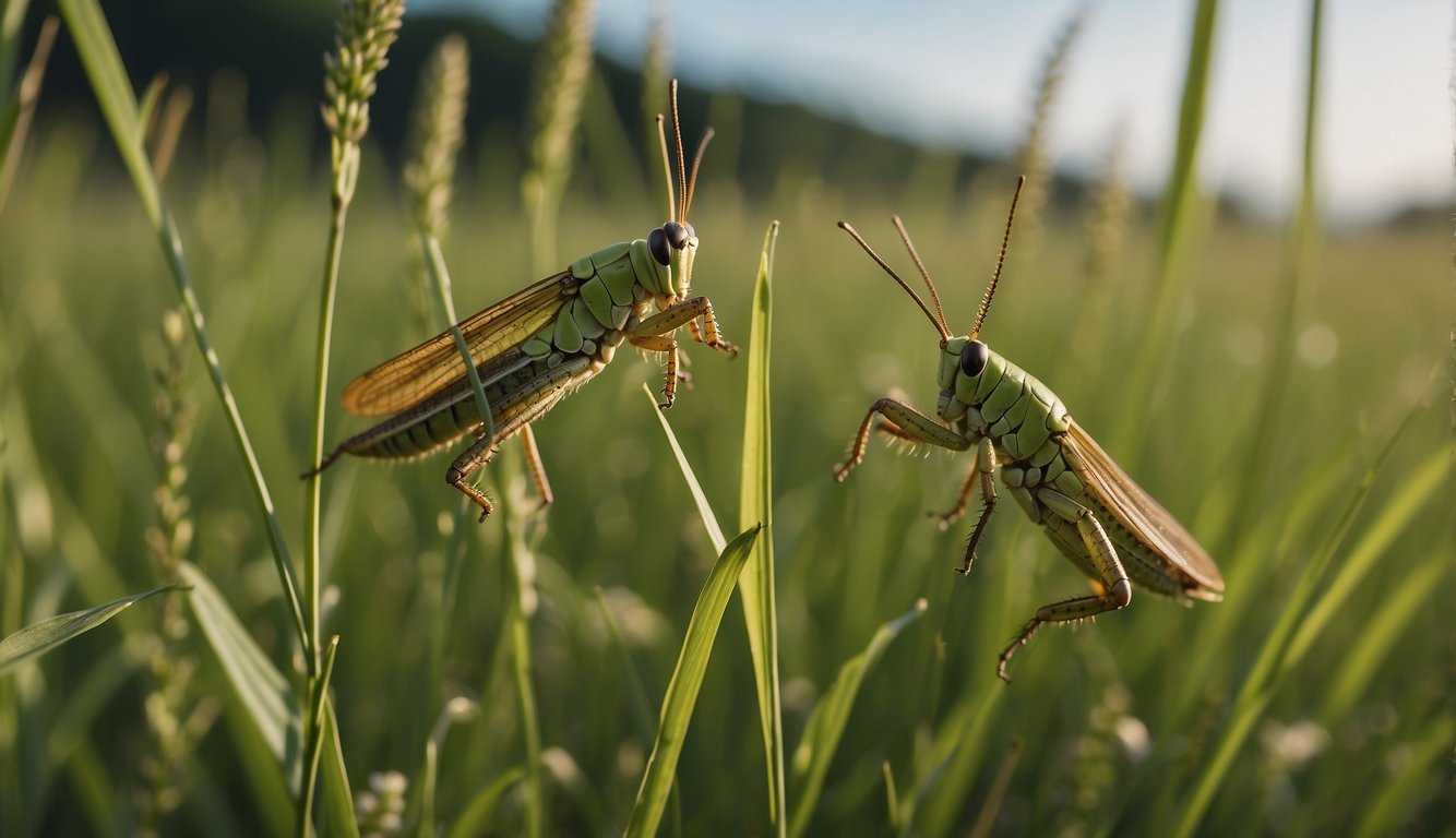 Grasshoppers leap through tall grass, evading predators.

The grassland teems with life, presenting challenges and opportunities for conservation