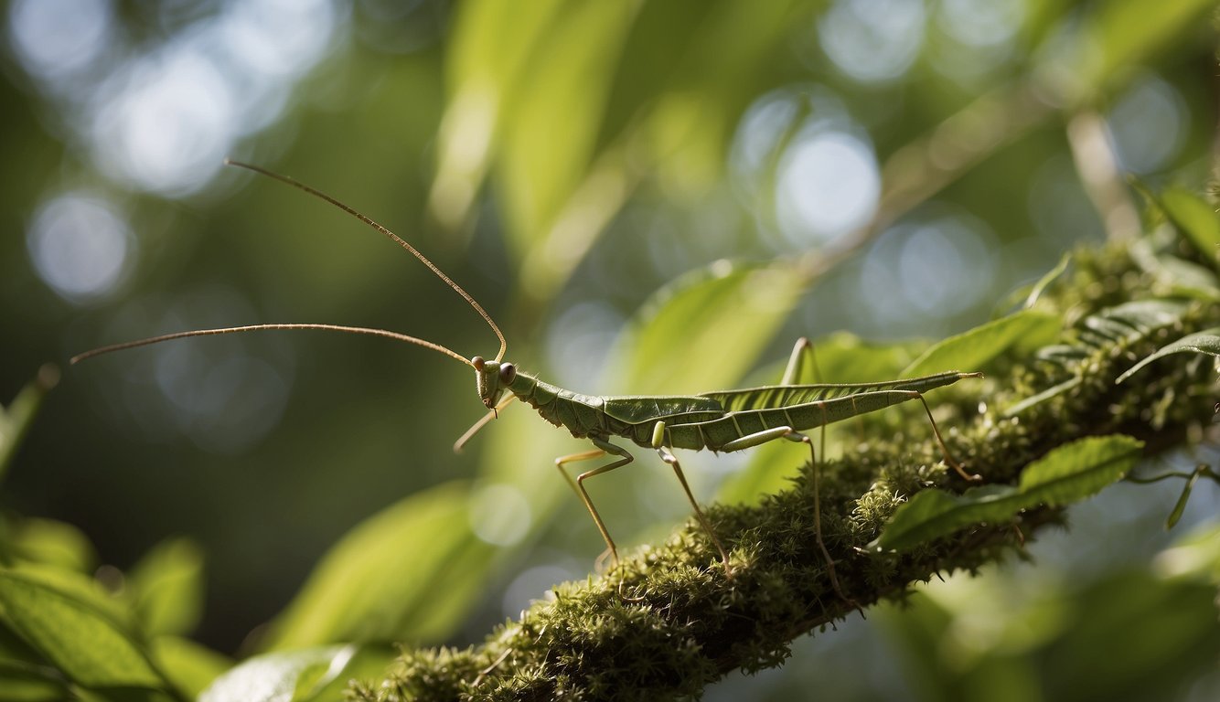 Stick insects blend seamlessly into the foliage, their bodies resembling twigs and leaves.

They sway gently with the breeze, nearly invisible to the untrained eye