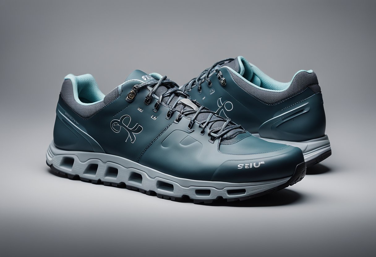 The Size and Fit Guide for On Cloud hiking shoes is displayed on a clean, minimalist background with clear, easy-to-read text and helpful visuals