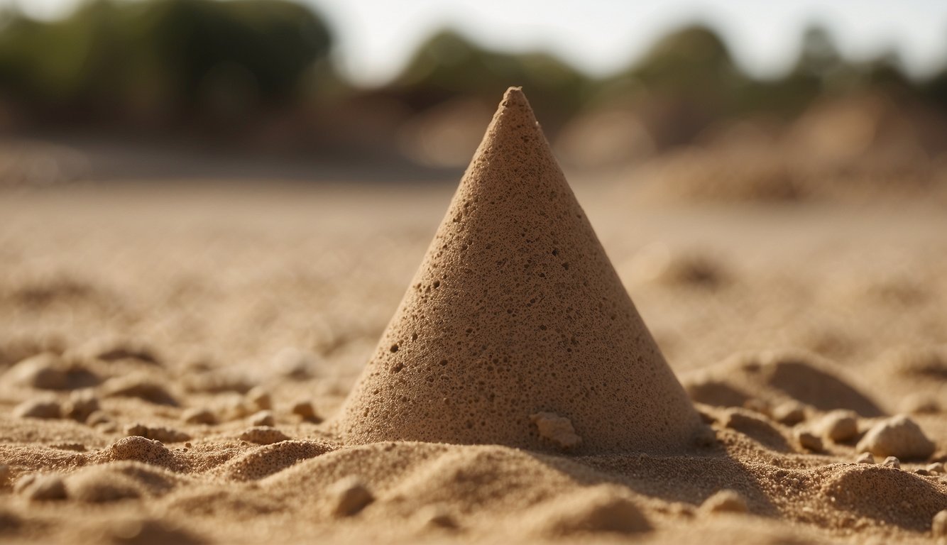 Ant lions dig cone-shaped pits in loose sand, waiting at the bottom to ambush unsuspecting prey