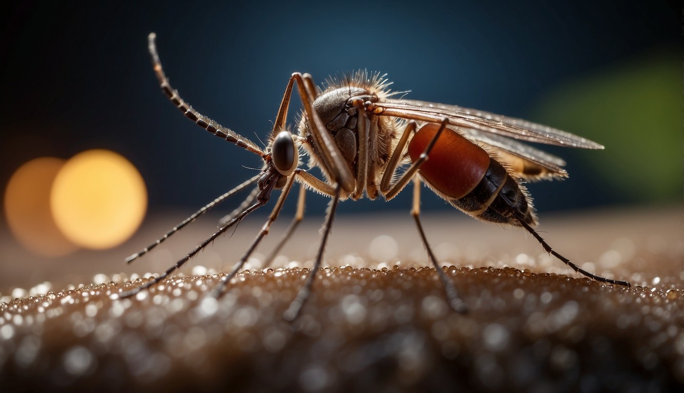 A mosquito hones in on a warm, carbon dioxide-emitting target, drawn by the scent of human skin and the promise of a blood meal