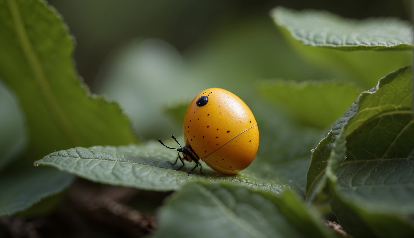 A tiny egg hatches, revealing a hungry caterpillar.

It munches on leaves, growing bigger and shedding its skin several times before finally forming a chrysalis.

Inside, a miraculous transformation takes place, and a beautiful butterfly emerges, ready