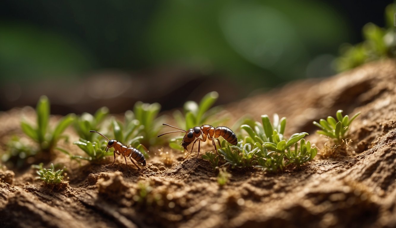 Termites consume wood and plants, impacting ecosystems.

They create intricate tunnels and mounds, shaping the landscape