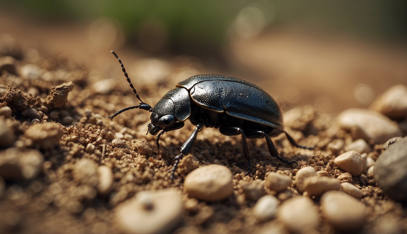 Beetles scuttle through diverse habitats, from leaf litter to desert sands, interacting with other species in their armored form