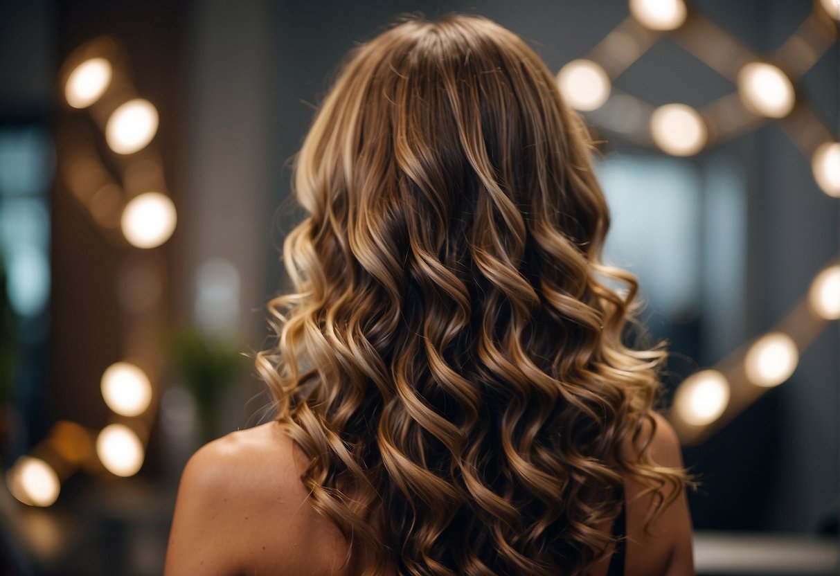 Hair preparation: creating waves in the hair
