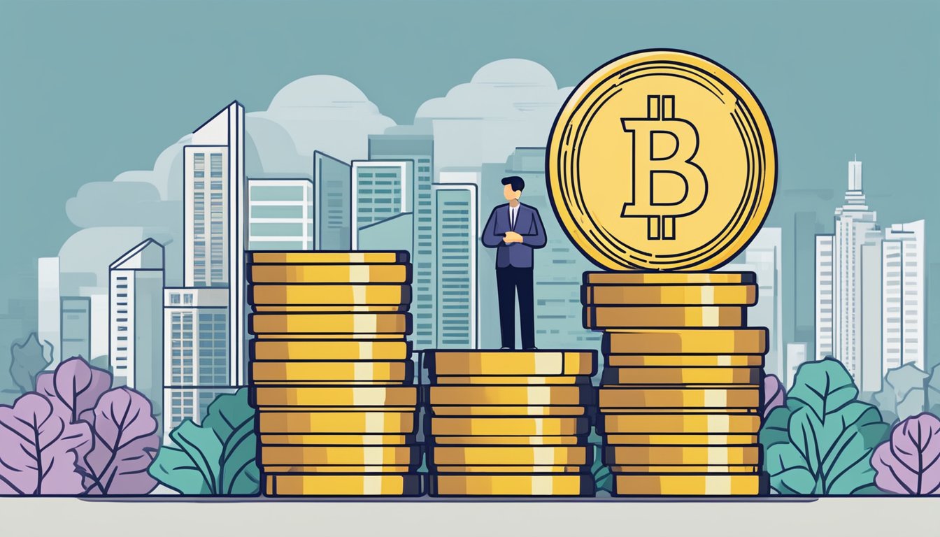 A stack of Singaporean coins grows taller as the Special Account interest rate maximizes CPF balances