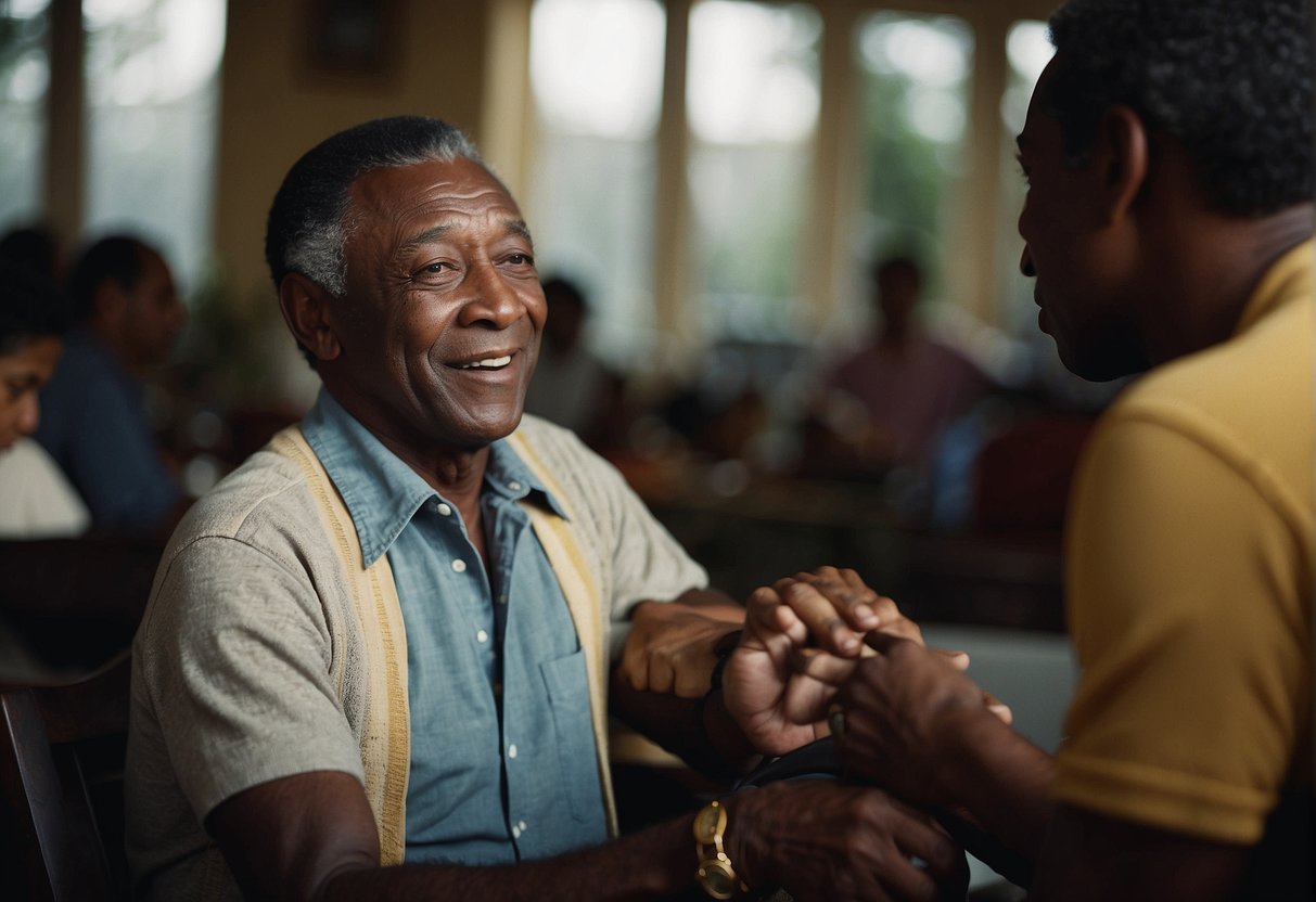 Pelé's age at death is not relevant to the scene