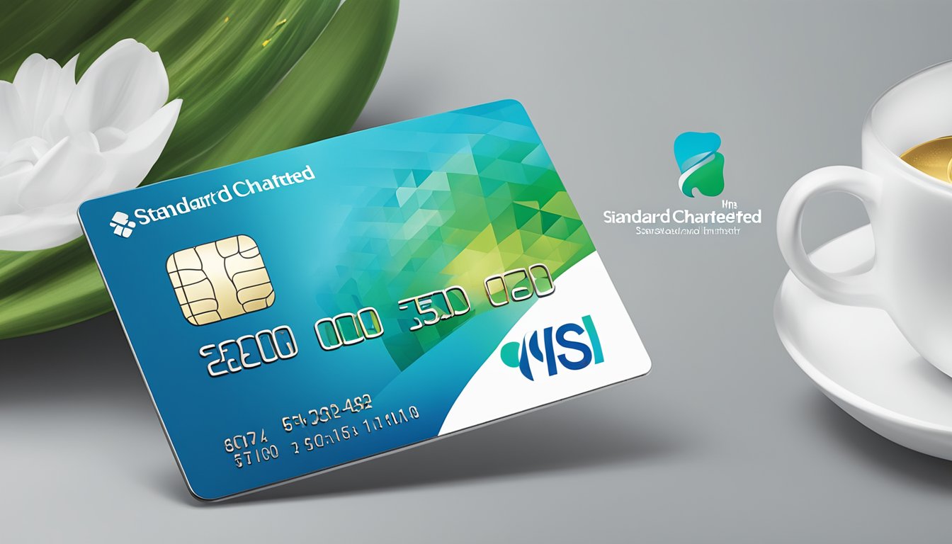 The Standard Chartered Infinite Card displayed with its unique features and benefits, including exclusive perks and rewards